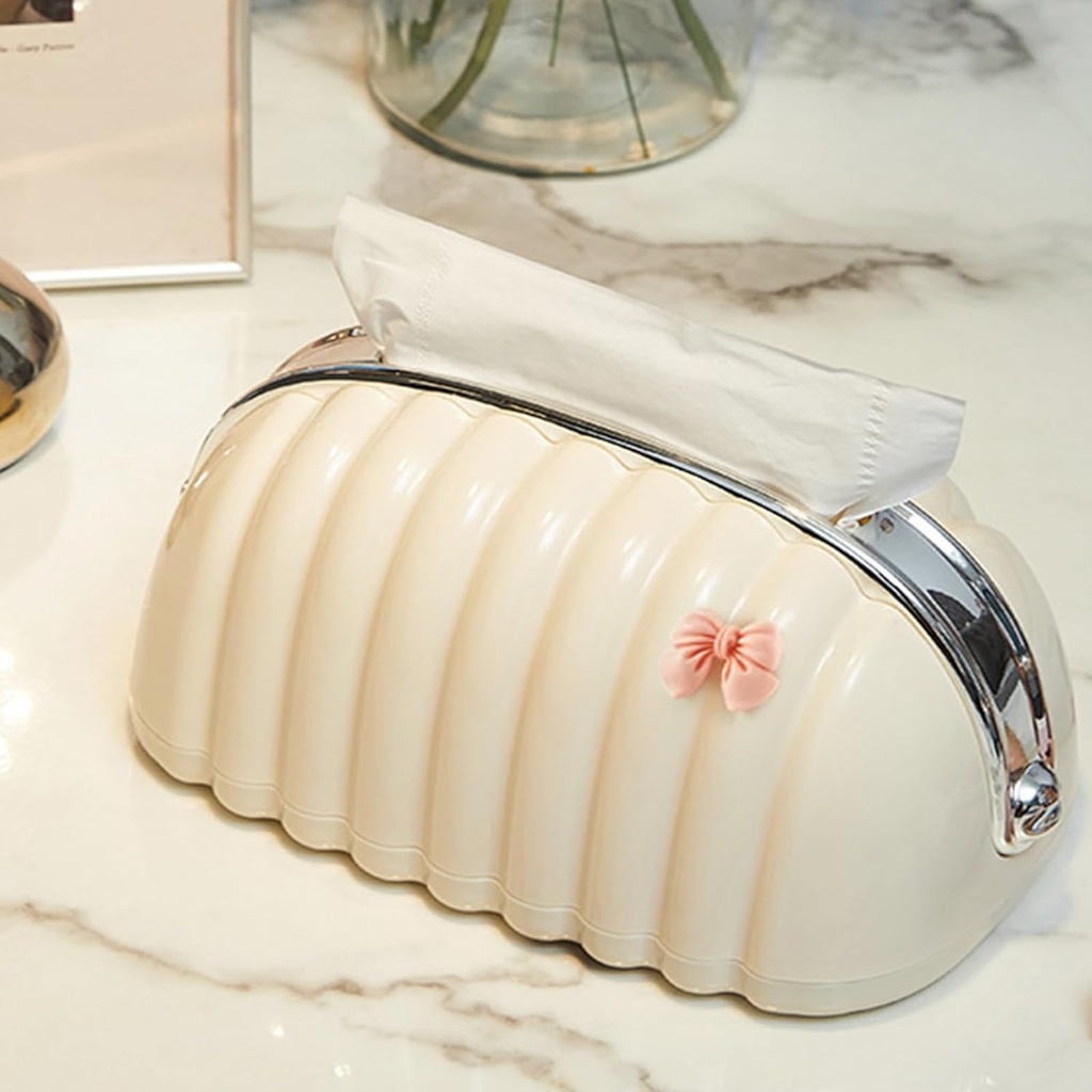 علبة مناديل شكل شنطة لغرف النوم والأطفال والليفنج من الاكليريك