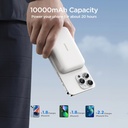 باور بانك مغناطيسي ميني مزود بوصلة يو اس بس 10000 ملي امبير