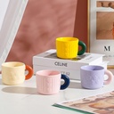 مج بورسلين ثري دي شكل ورود 230 ملي بيد لشرب المشروبات الباردة و الساخنة