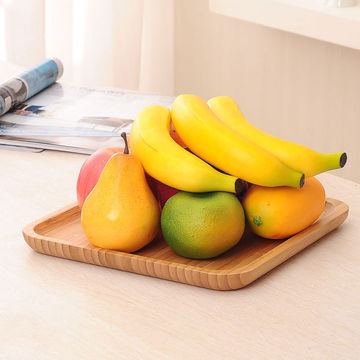 طقم صواني خشب 3 قطع لحمل و تقديم الشاي والقهوة والحلويات والفاكهة