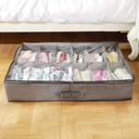 منظم ملابس وتربروف مقسم 10 خانات بغطاء شفاف لسهولة الرؤية للبناطيل والتيشرتات والاحذاية بيد