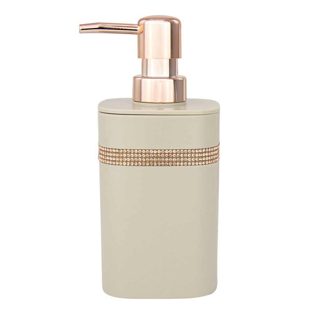 طقم حمام 3 قطع بلاستيك مع جزء جولد لتنظيم و ترتيب الحمام بشكل مختلف و شيك