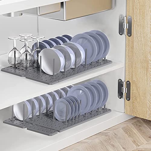 مطبقية صفاية قابلة للطي والفرد  لتنظيم وتجفيف الأطباق والأكواب