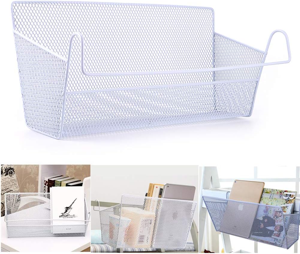 باسكت وحامل معدن لادوات المطبخ والحمام وادوات العناية بالبشرة والشعر يعلق علي الارفف