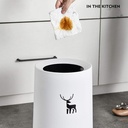 باسكت قمامة دبل شيك لغرف النوم والأطفال والليفنج والمطبخ والحمام