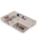 منظم ادراج بلاستيك مقسم 7 خانات لتنظيم ادوات الميك اب و الشعر لتنظيمها بسهولة قابلة للفك و التركيب