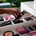 منظم ادراج بلاستيك 12 خانة لتنظيم ادوات الميك اب و الشعر و الساعات سهل الفك و التركيب