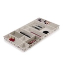 منظم ادراج بلاستيك 12 خانة لتنظيم ادوات الميك اب و الشعر و الساعات سهل الفك و التركيب