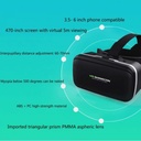 نظارة الواقع الأفتراضي مع سماعة مدمجه بها لمشاهدة الأفلام ولعب الألعاب مناسبة للأيفون والأندرويد