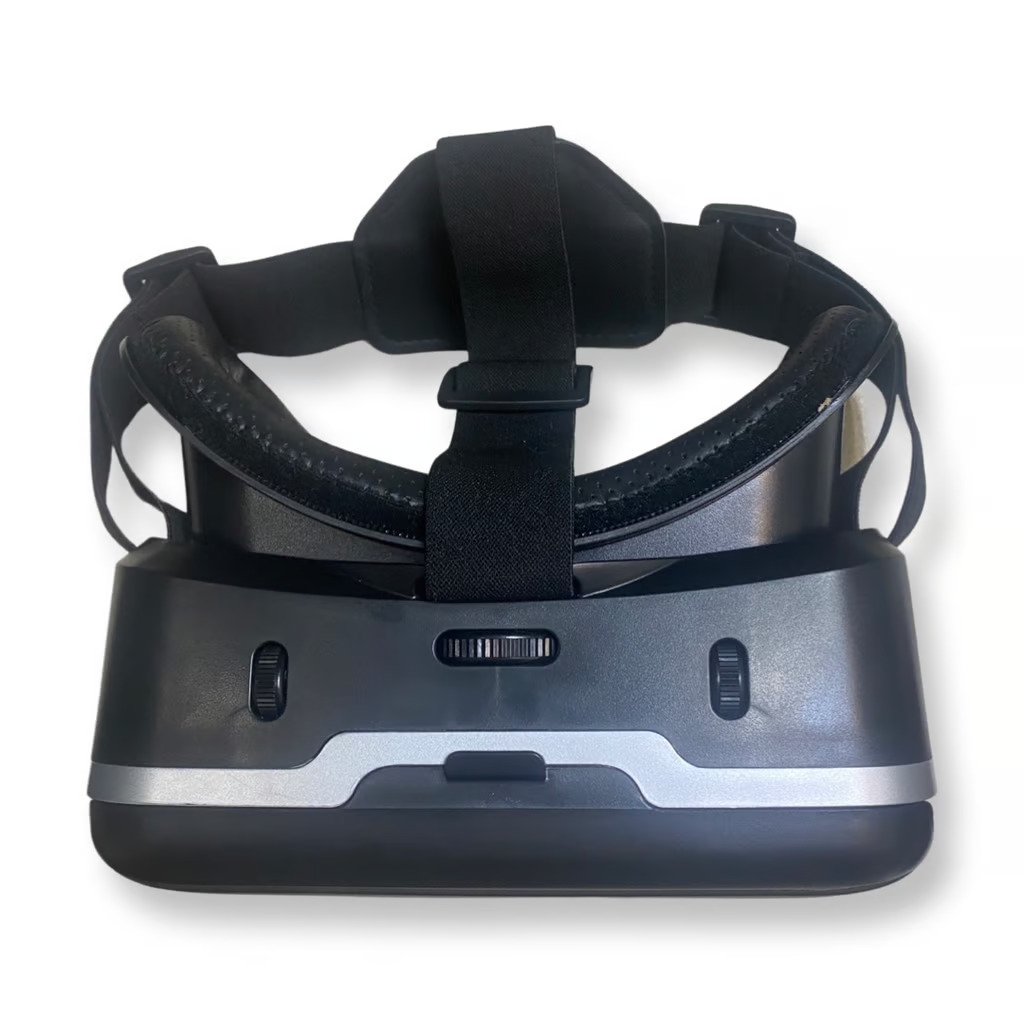 نظارة الواقع الأفتراضي مع سماعة مدمجه بها لمشاهدة الأفلام ولعب الألعاب مناسبة للأيفون والأندرويد
