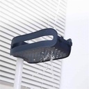 منظم وحامل لليفة والصابون مزود 2 هوك للفوط بفتحات لتصريف الماء للمطبخ والحمام