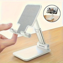 حامل موبايل للمكتب قابل للطي بزاوية ارتفاع قابلة للتعديل وقاعدة مانعة للانزلاق مناسب لجميع الموبايلات