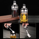 طقم برطمان معلقة العسل و فرشة الزيت 2 قطعة