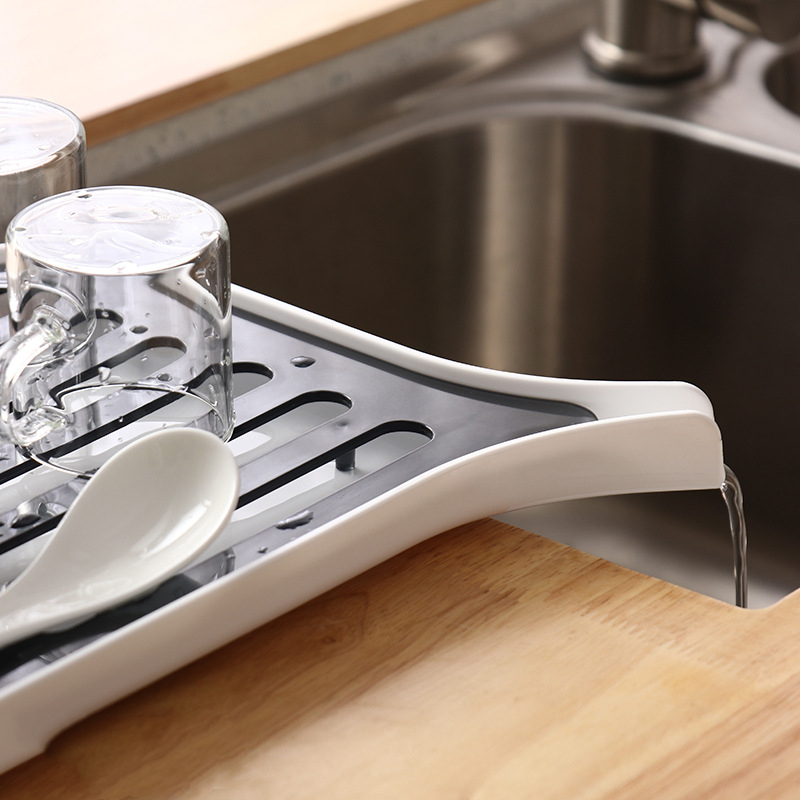 مصفاة بلاستيك 2*1 قابلة للفك و التركيب لتصفية الاطباق و الاكواب و الفاكهة بفتحة لتصريف المياه بسهولة