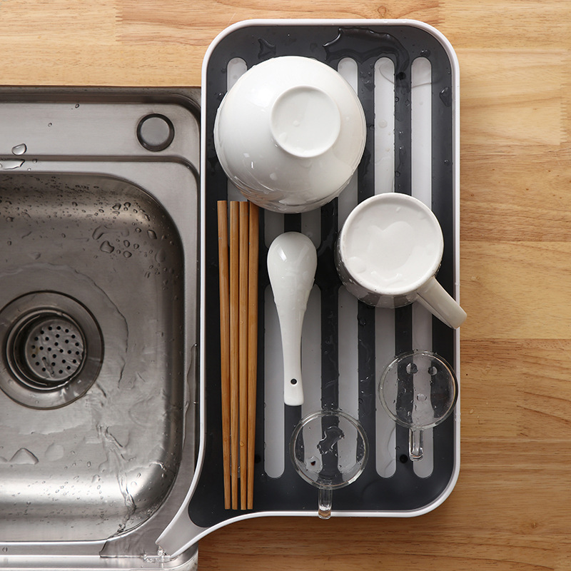 مصفاة بلاستيك 2*1 قابلة للفك و التركيب لتصفية الاطباق و الاكواب و الفاكهة بفتحة لتصريف المياه بسهولة