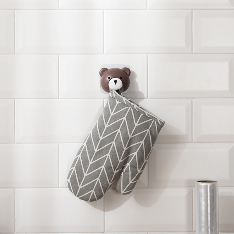 شماعة هوك شكل ديزني من البلاستيك بلصق دابل فيس قوي لتعليق الملابس والمفاتيح والكابات