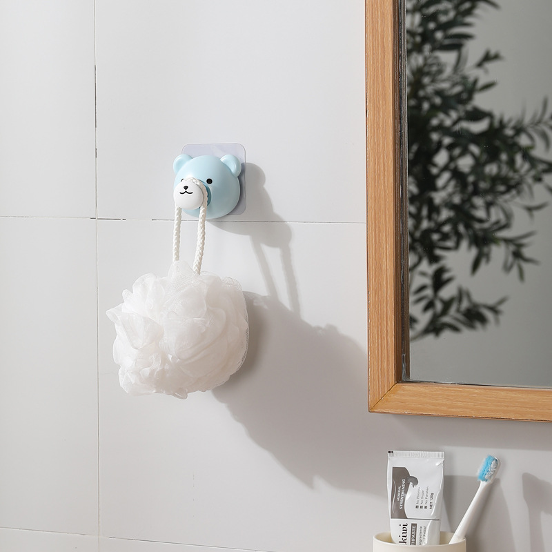 شماعة هوك شكل ديزني من البلاستيك بلصق دابل فيس قوي لتعليق الملابس والمفاتيح والكابات