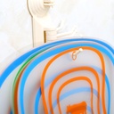 طقم لوح تقطيع 4 قطع باشكال مختلفة مانع للانزلاق للخضار والفاكهة واللحوم والاسماك