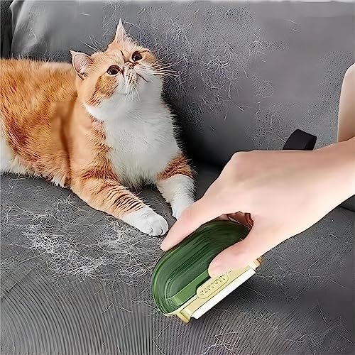 لمامة وبر ميني 2 في 1 لإزالة الوبر والشعر بسهولة من الملابس والمفروشات مع ميدالية للتعليق