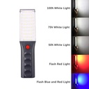 كشاف ليد طوارئ يو اس بي ب 3 درجات اضاءة مختلفة قابل لاعادة الشحن بهوك للتعليق للسفر والتخييم