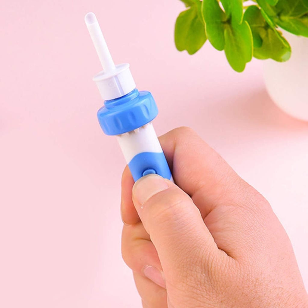 جهاز ازالة شمع الاذان بأمان سهل التنظيف وقابل لاعادة الاستخدام يعمل بالبطارية مناسب للاطفال والكبار