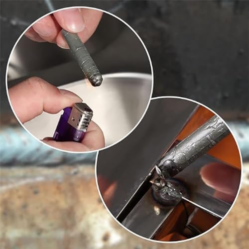 طقم أصابع لحام 3 قطع سريعة الذوبان للحم المعادن الألومنيوم والنحاس