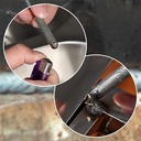 طقم أصابع لحام 3 قطع سريعة الذوبان للحم المعادن الألومنيوم والنحاس