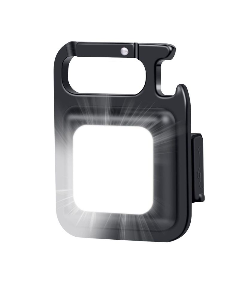 كشاف ميدالية محمول للجيب ب 3 درجات اضاءة يعمل بالشحن بيو اس بي