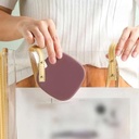 علبة تنظيم الخواتم و الاكسسوارات محمولة مقسمه 7 خانات بمرآة لشنط اليد و السفر