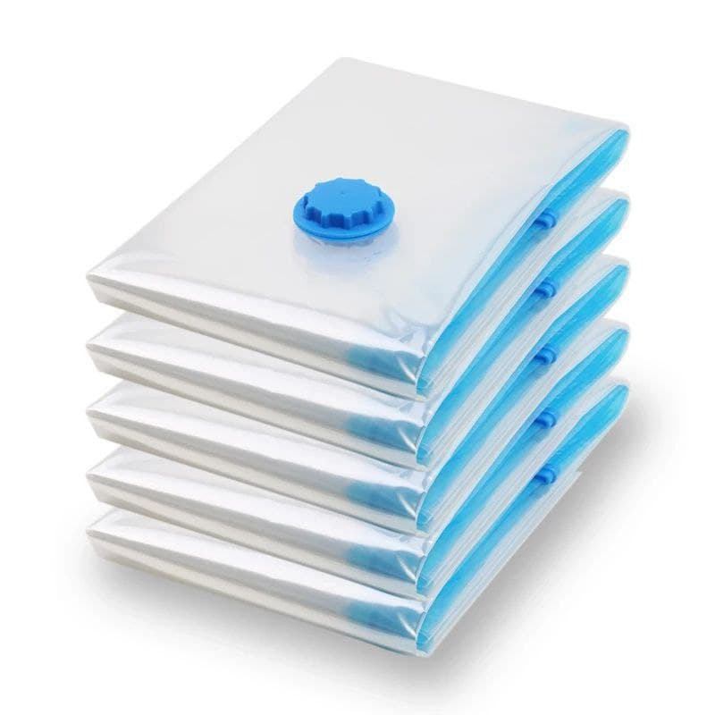 كيس فاكيوم معطر لتخزين الملابس والمفروشات وتوفير المساحة  محكم الغلق مقاس 60*80