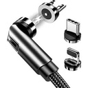 كابل شحن موبايل تايب سي مغناطيسي سريع الشحن متر