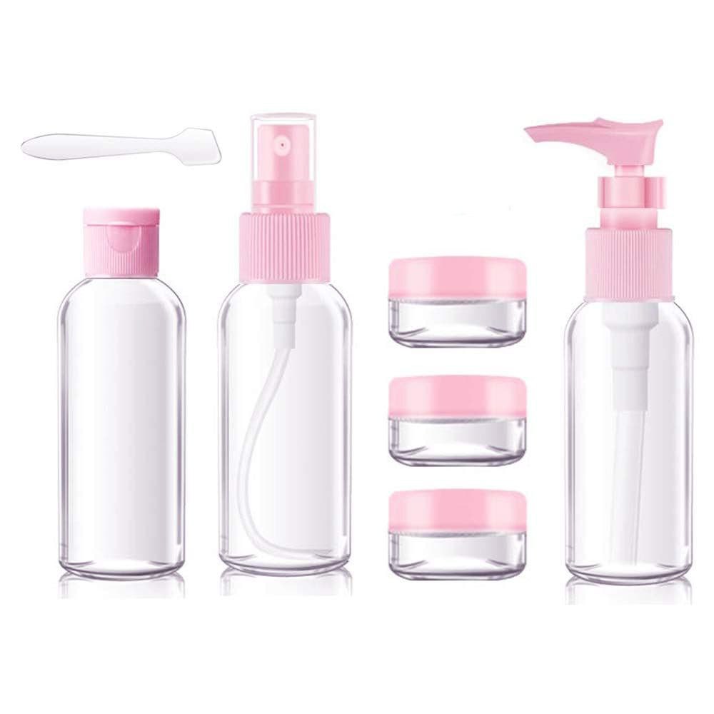 طقم زجاجات السفر لمستحضرات التجميل والعناية الشخصية