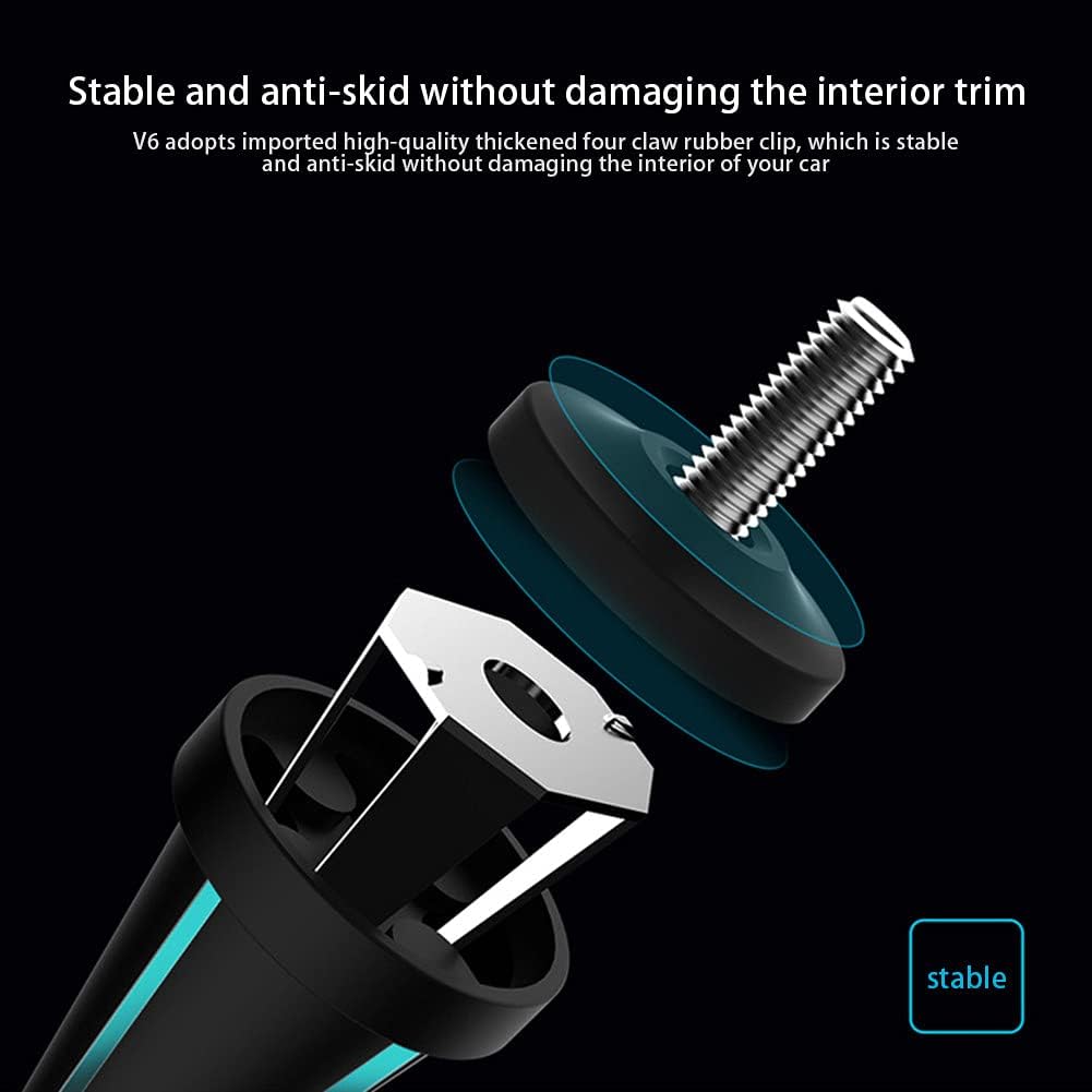 حامل موبايل معناطيسي يدور 360 درجة يثبت في فتحات التكييف السيارة