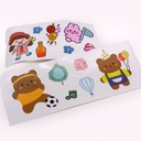 طقم زجاجات مياه باندا بشاليموه 3 قطع بمقاسات مختلفة  للجيم والسفر والرحلات