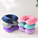 مخدة ناعمة ومريحة للرقبة من المايكروفايبر