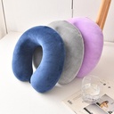 مخدة ناعمة ومريحة للرقبة من المايكروفايبر