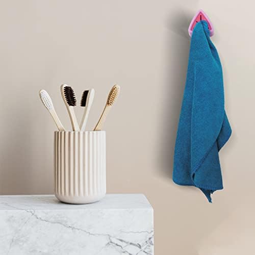 طقم هوك 4 قطع بلزق دبل فيس قوي لتعليق الليف والفوط