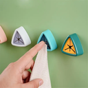 طقم هوك 4 قطع بلزق دبل فيس قوي لتعليق الليف والفوط