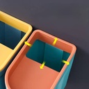 حامل  فرشاه ومعجون الاسنان يثبت علي الحائط بفتحات للتصفيىة