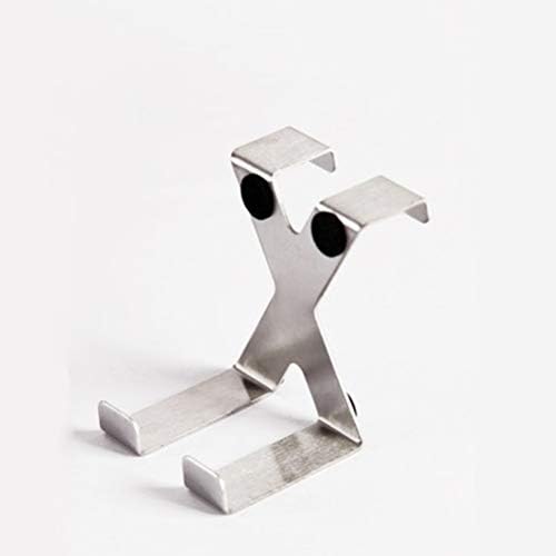 شماعة هوك معدن مزدوجة  لتعليق الملابس تثبت علي الأبواب والأدراج