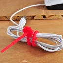 منظم اسلاك وكابلات سيليكون 3 قطع قابلة للطي