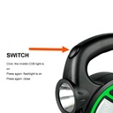 كشاف ميني محمول  ب 3 اضاءات مختلفة يعمل بالطاقه الشمسية 30 واط