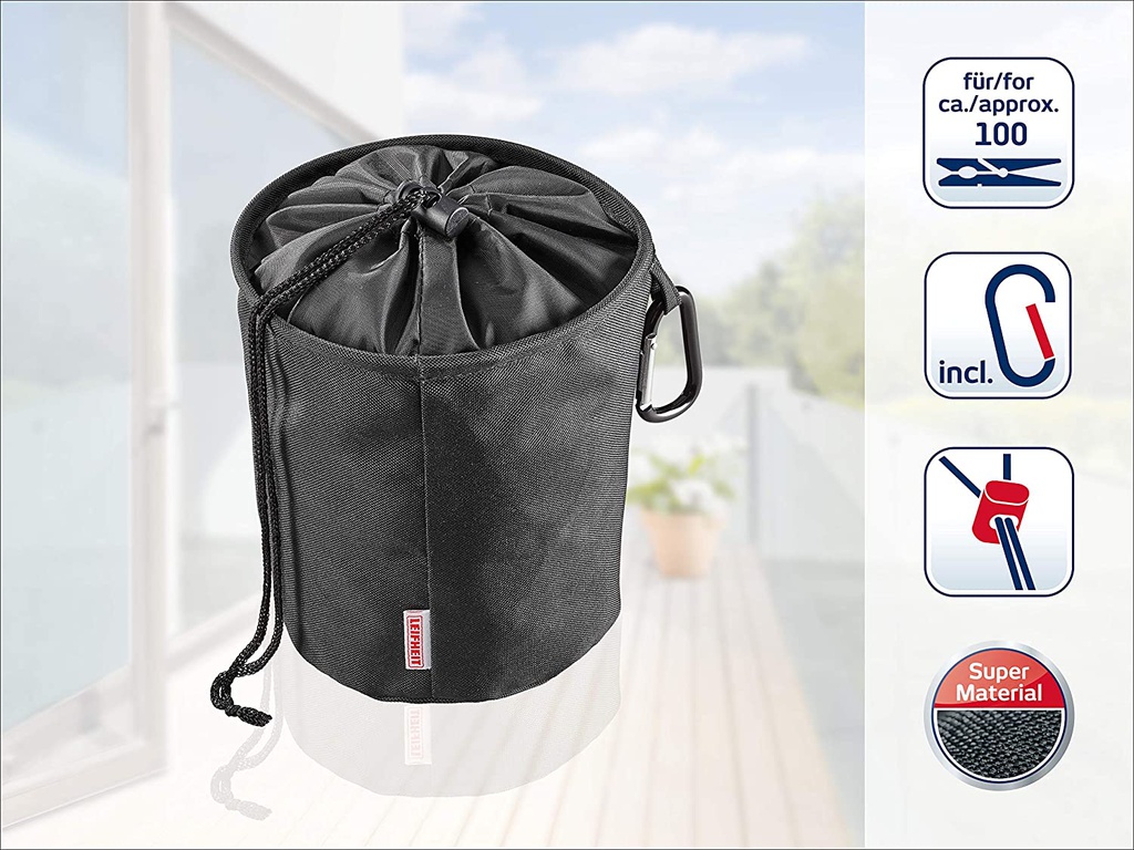 كيس لحفظ مشابك الغسيل من الوتربروف الثقيل والتصميم الرائع