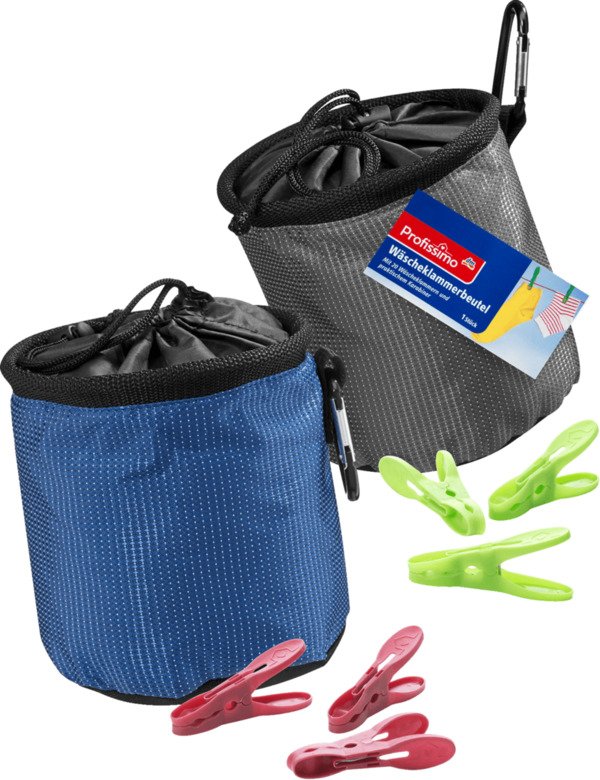 كيس لحفظ مشابك الغسيل من الوتربروف الثقيل والتصميم الرائع