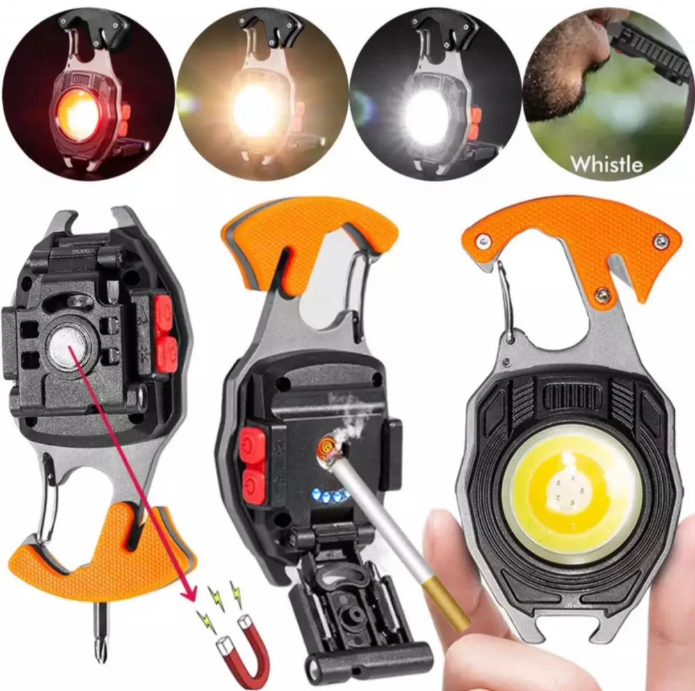 كشاف طوارئ محمول 7في واحد للسفر والتخييم