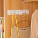 طقم هوك 4 قطع لاصقة لتعليق الاكسسوارات والملابس