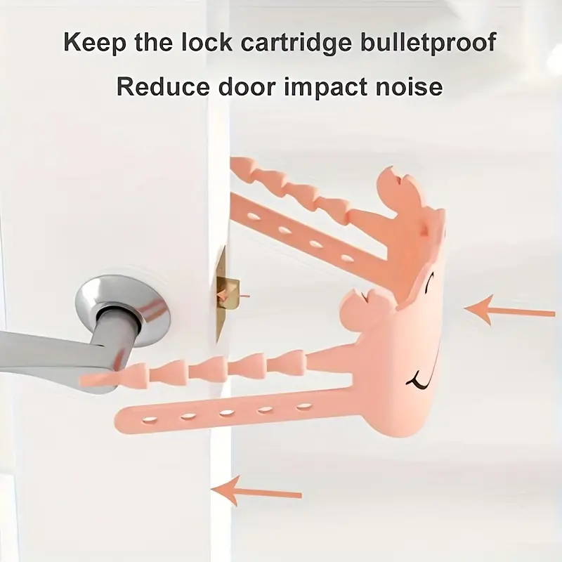 صدادة باب سيليكون لمنع تصادم الباب و اغلاقه اثناء وجود الاطفال