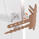 صدادة باب سيليكون لمنع تصادم الباب و اغلاقه اثناء وجود الاطفال