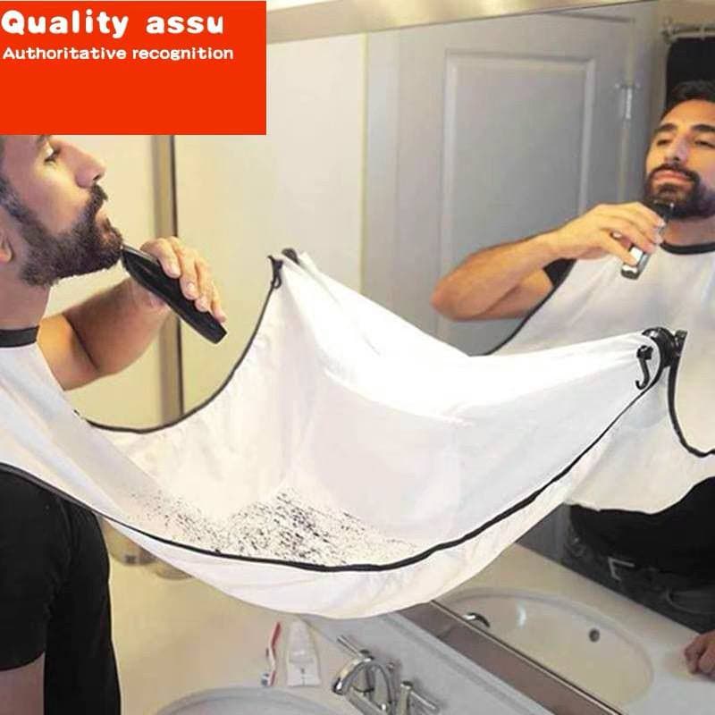 مريلة الحلاقة للحفاظ على نظافة الحمام من الشعر