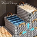 منظم ملابس للدواليب والادراج بيد قابل للطي